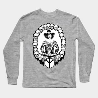 DAVID ALLAN COE- (RUSSIAN CRIMINAL) TATTOO Long Sleeve T-Shirt